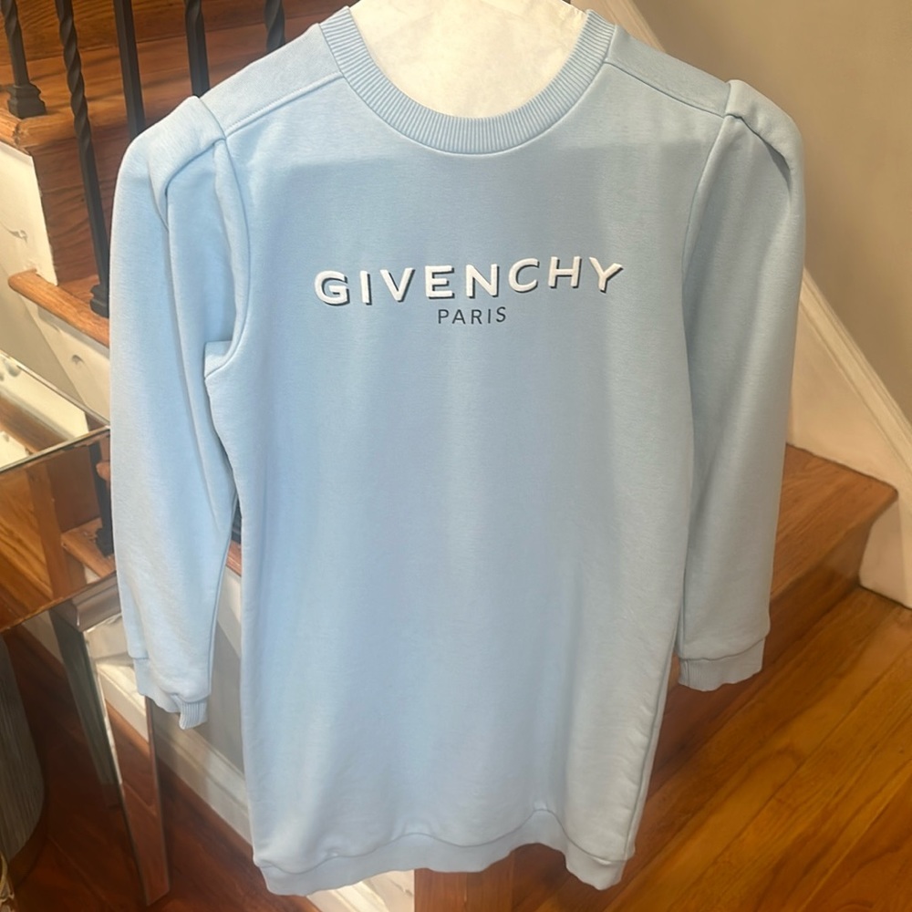 Used Girls Givenchy sweat shirt dress